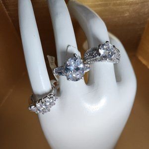 Brand New Size 5 - 18KGE Fashion Rings - This is a 3-ring bundle, get it asap!